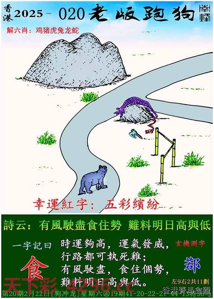 老版跑狗图